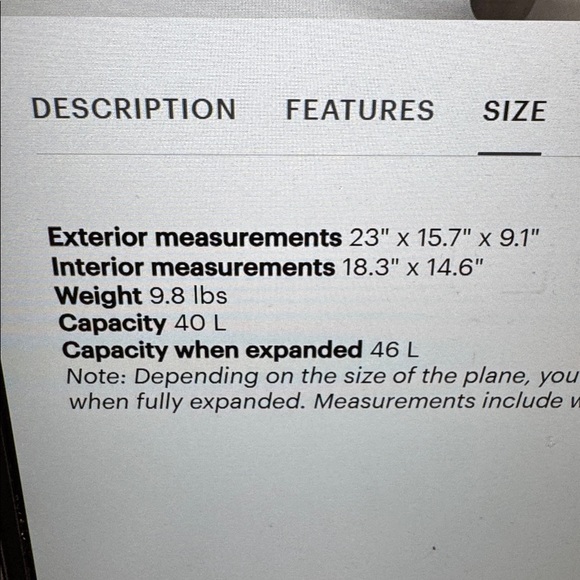 Away Navy Blue Rolling Suitcase - Picture 8 of 8